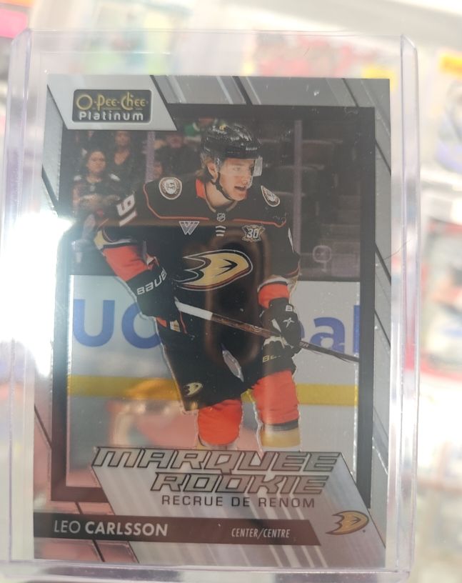 2023-24 Upper Deck O-Pee-Chee Platinum #293 Leo Carlsson — front