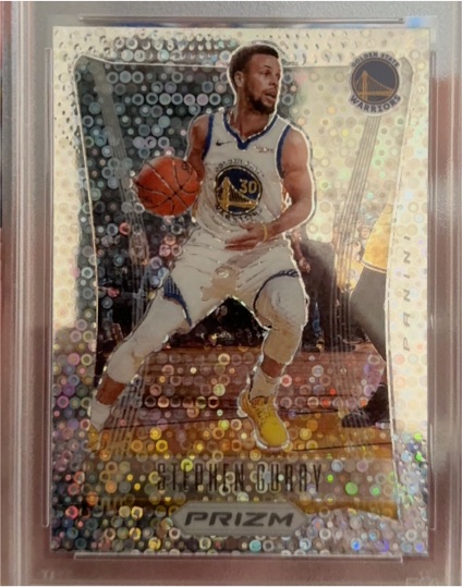 2018 Panini Prizm #12 Stephen Curry All Day Fast Break Prizm — front