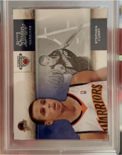 2009 Panini Studio #129 Stephen Curry — front