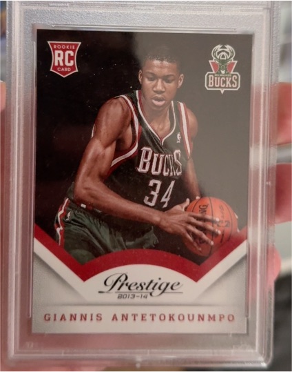 2013-14 Panini Prestige #175 Giannis Antetokounmpo — front