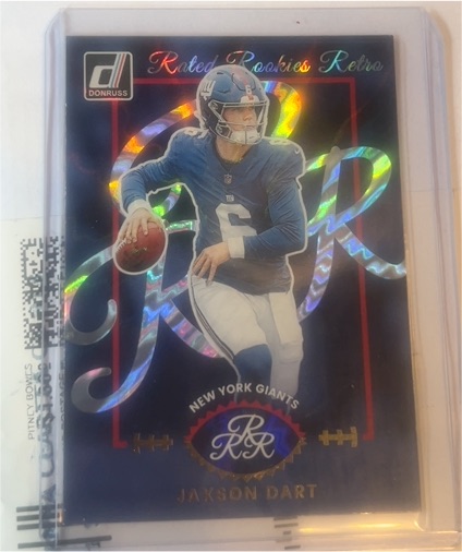 2025 Panini Donruss Rated Rookies Retro #1 Jaxson Dart — front
