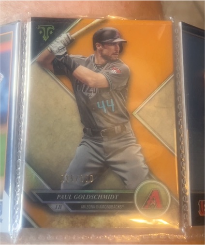 2017 Topps Triple Threads #5 Paul Goldschmidt — front
