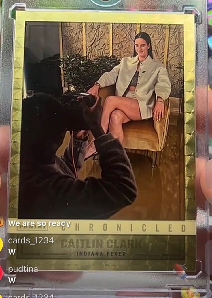 2025 Panini Chronicles #96 Caitlin Clark — front