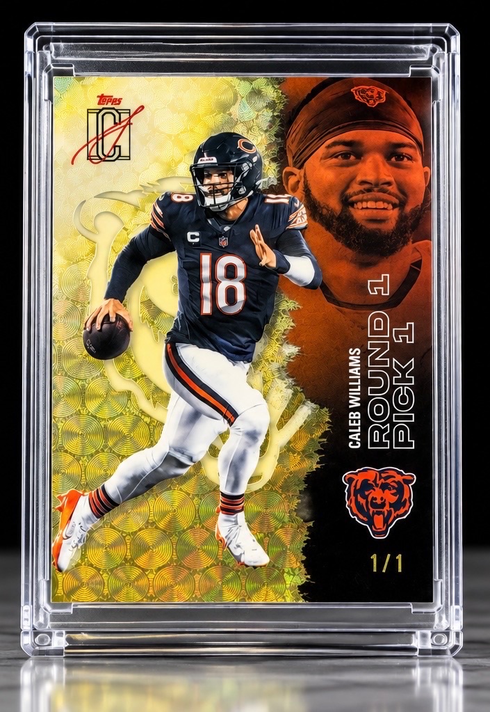 2025 Topps Signature Class #11 Caleb Williams — front