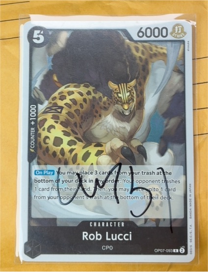 2024 One Piece Card Game OP07-093 Rob Lucci — front