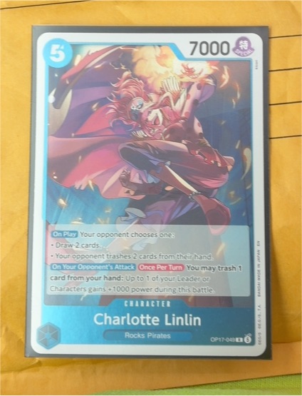 2025 Bandai One Piece Card Game OP17-049 Charlotte Linlin — front