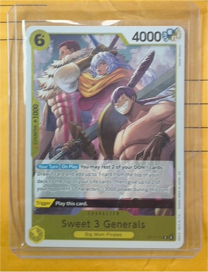 2025 Bandai One Piece Sweet 3 Generals OP17-114 — front