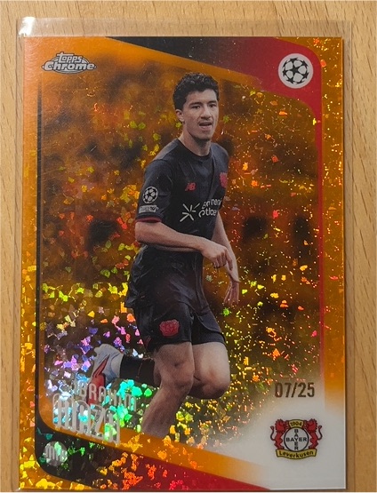 2025 Topps Chrome UEFA Club Competitions #72 Ibrahim Maza — front