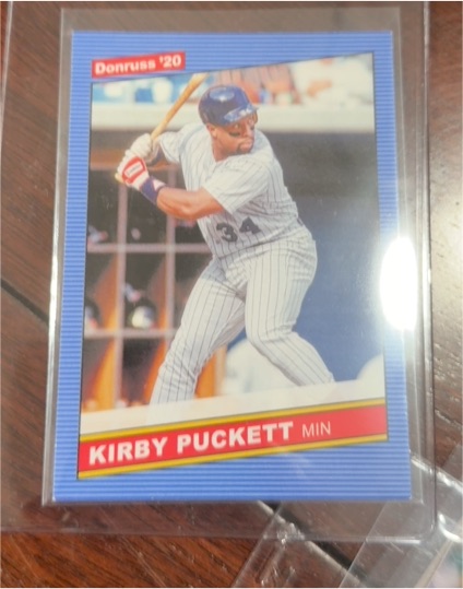 2020 Panini Donruss 1986 Retro #217 Kirby Puckett — front