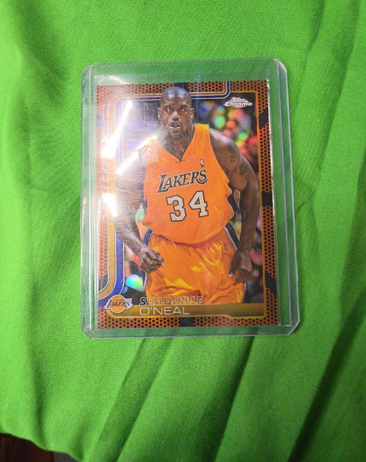 2003 Topps Chrome #75 Shaquille O'Neal — front
