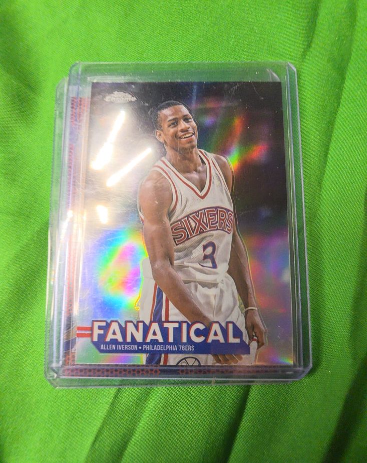 2025 Topps Chrome #FAN-20 Allen Iverson — front