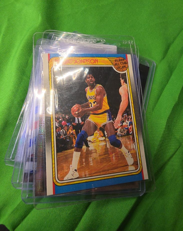 1988-89 Fleer #123 Magic Johnson All-Star Team — front