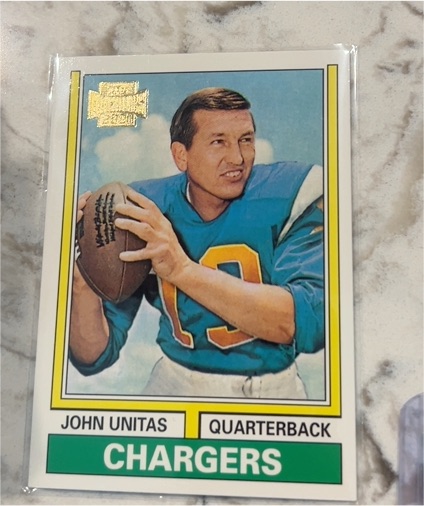 2001 Topps Archives #132 John Unitas — front