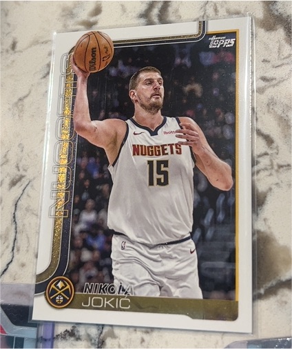 2025 Topps #101 Nikola Jokic — front