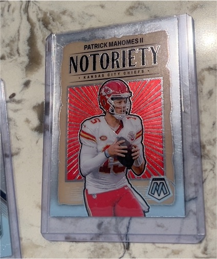 2024 Panini Mosaic Notoriety #1 Patrick Mahomes II — front
