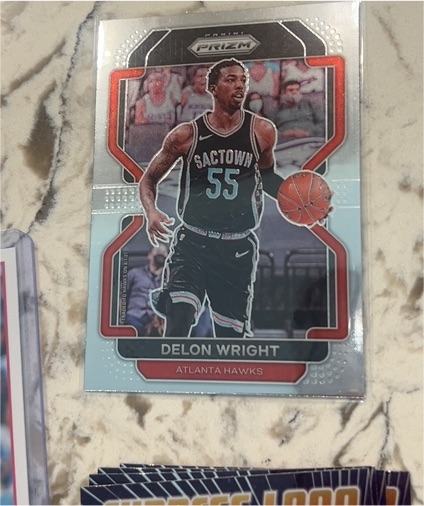 2021-22 Panini Prizm #57 Delon Wright — front