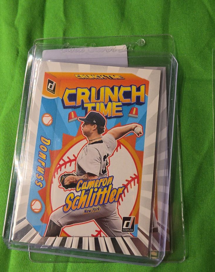 2026 Donruss Crunch Time #8 Cameron Schlittler — front