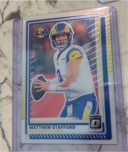 2025 Panini Donruss Optic #198 Matthew Stafford — front