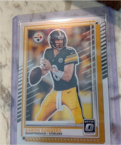 2025 Panini Donruss Optic #75 Aaron Rodgers — front
