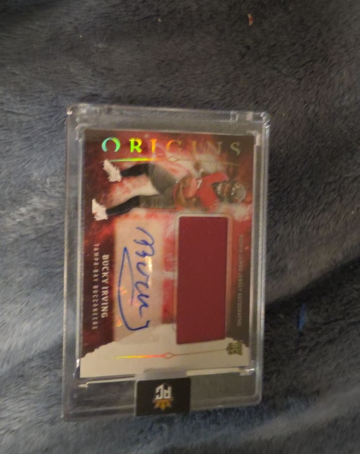 2024 Panini Origins Rookie Jumbo Jersey Autographs Bucky Irving — front