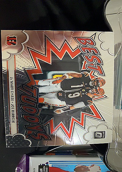 2025 Panini Donruss Optic #3 Ja'Marr Chase / Joe Burrow — front