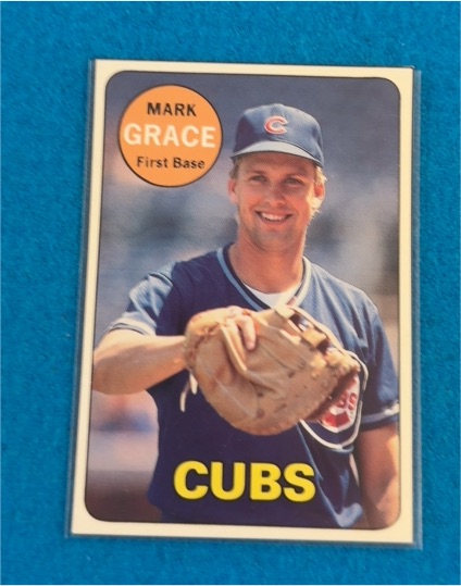 1990 Baseball Cards Magazine Repli-Cards #30 Mark Grace — front