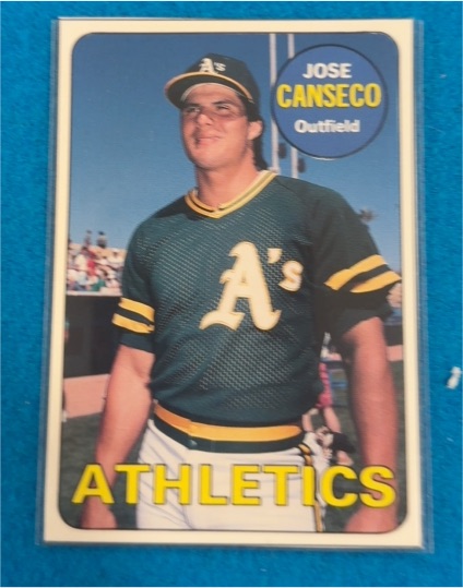 1990 Baseball Cards Magazine Repli-Cards #BC42 Jose Canseco — front