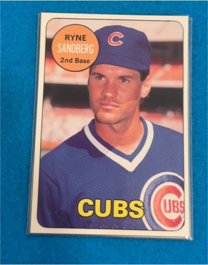 1990 Baseball Cards Magazine Repli-Cards #28 Ryne Sandberg — front
