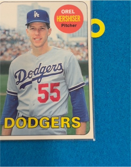 1990 Baseball Cards Magazine Repli-Cards #3 Orel Hershiser — front