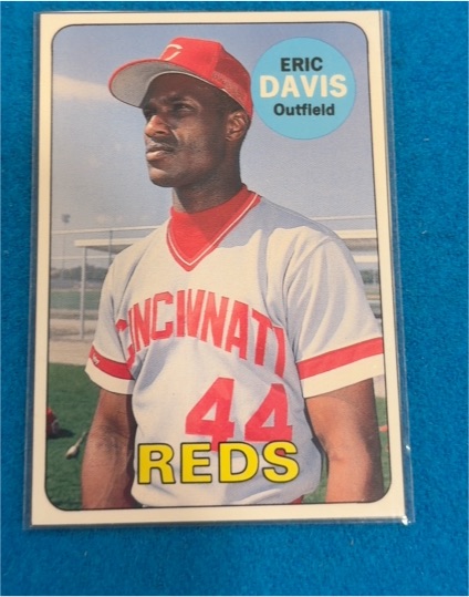 1990 Baseball Cards Magazine Repli-Cards Eric Davis — front