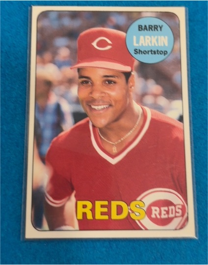 1990 Baseball Cards Magazine Repli-Cards #BC8 Barry Larkin — front