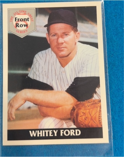1992 Front Row The All-Time Greats Series Whitey Ford — front