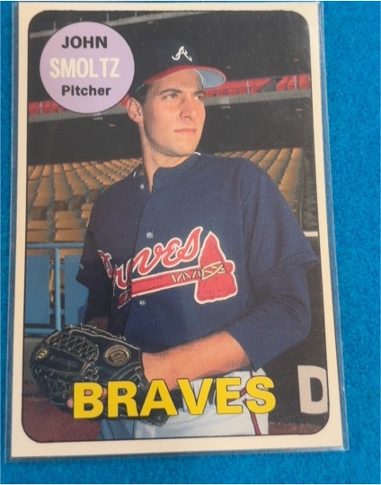 1990 Baseball Cards Magazine Repli-Cards #BC9 John Smoltz — front