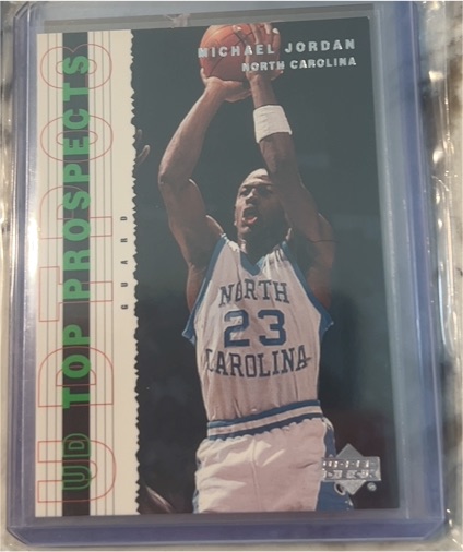 2003-04 Upper Deck UD Top Prospects #1 Michael Jordan — front