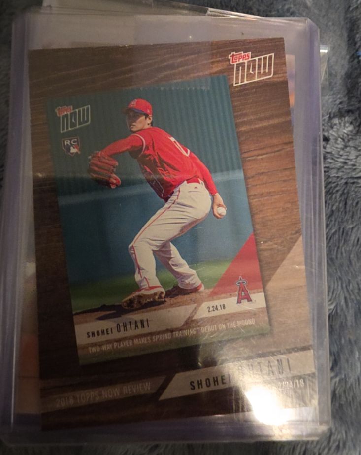 2018 Topps Now #ST-4 Shohei Ohtani — front