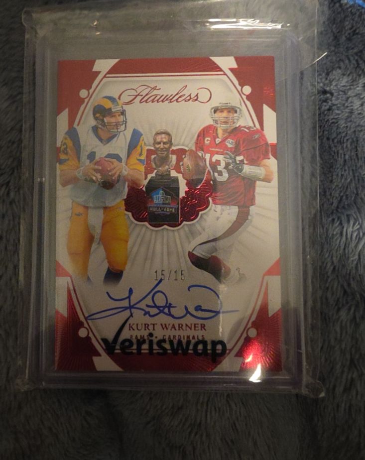 2025 Panini Flawless Hall of Fame Signatures Kurt Warner — front