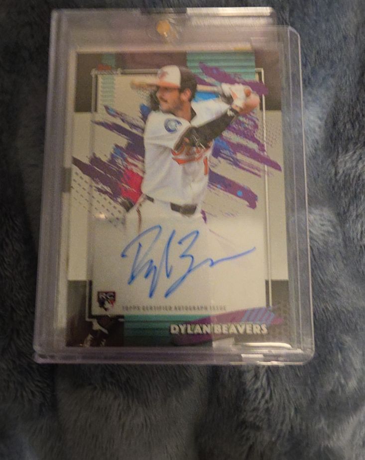 2026 Topps Finest Autographs #FA-DBS Dylan Beavers — front
