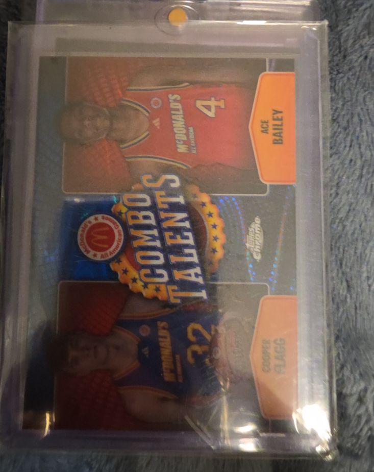 2024 Topps Chrome McDonald's Combo Talents #COT-COF Cooper Flagg / Ace Bailey — front