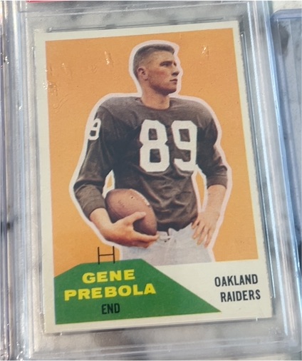1960 Fleer #61 Gene Prebola — front