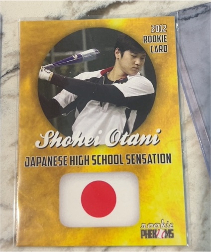 2012 Rookie Phenoms Japanese High School Sensation Shohei Otani — front