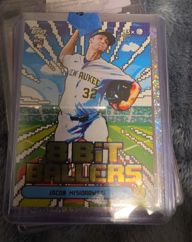 2026 Topps 8-Bit Ballers #8B-5 Jacob Misiorowski — front