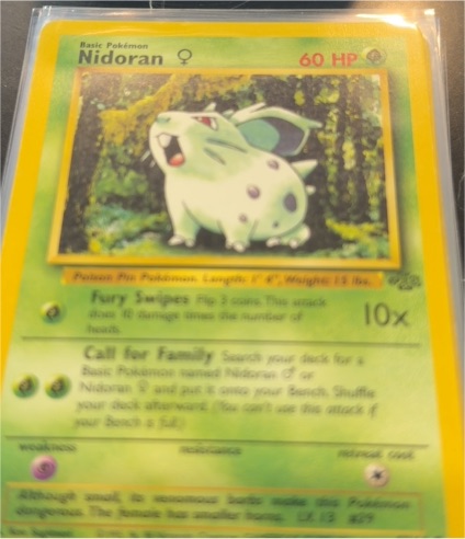 1999 Pokémon #57 Nidoran♀ — front