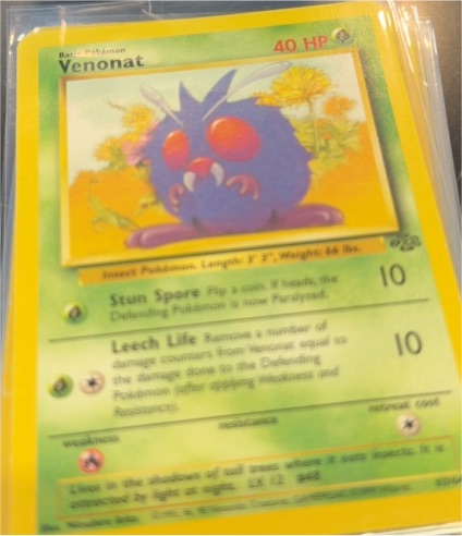 1999 Pokémon Jungle #63 Venonat — front