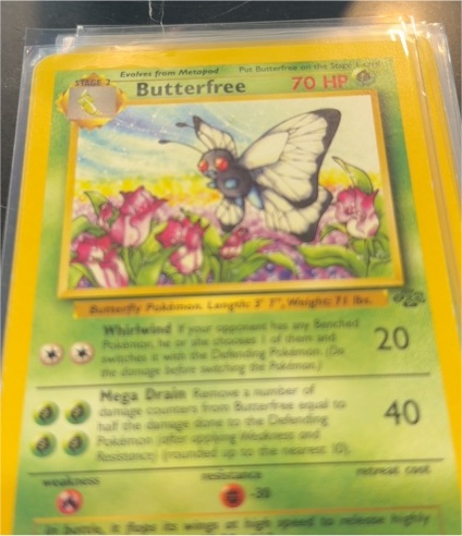 1999 Pokémon Jungle #33 Butterfree — front