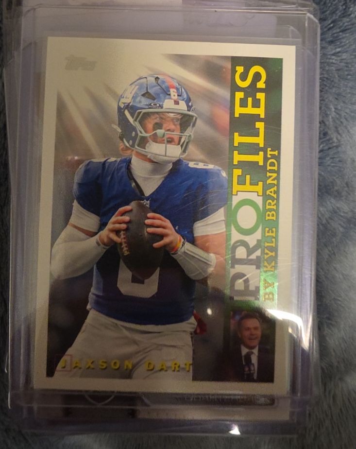2026 Topps Flagship Profiles #TP-24 Jaxson Dart — front