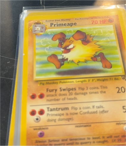1999 Pokémon Jungle #43 Primeape — front