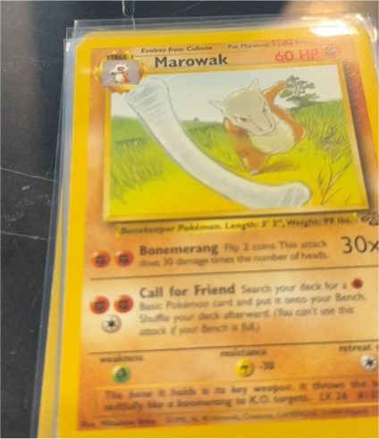 1999 Pokémon Jungle #39 Marowak — front