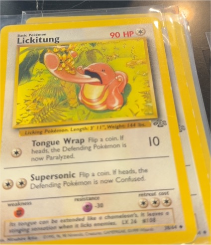 2000 Pokémon Jungle #38 Lickitung — front