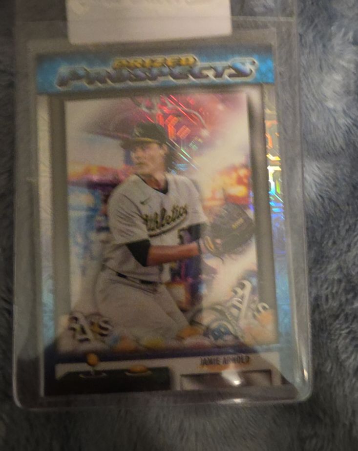 2025 Bowman Draft Chrome Prized Prospects #PP-11 Jamie Arnold — front