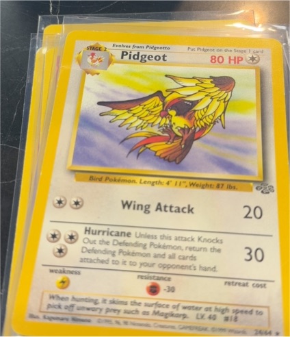 1999 Pokémon #24 Pidgeot — front